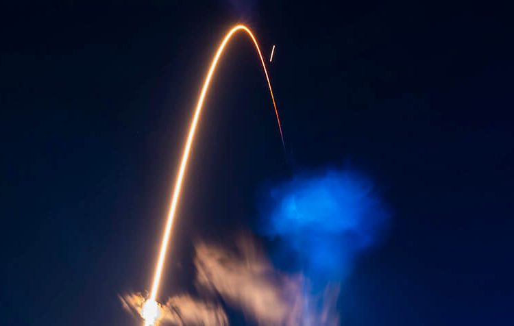 La nave de carga Dragon de SpaceX fue lanzada hacia la ISS. Fuente: SpaceX