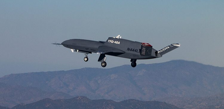 Primer vuelo totalmente autónomo del Talon Blue de Northrop Grumman. Fuente: Northrop Grumman