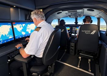 European Flyers cuenta con un nuevo simulador ALX en Alicante para reforzar la formación de pilotos. Fuente: European Flyers.