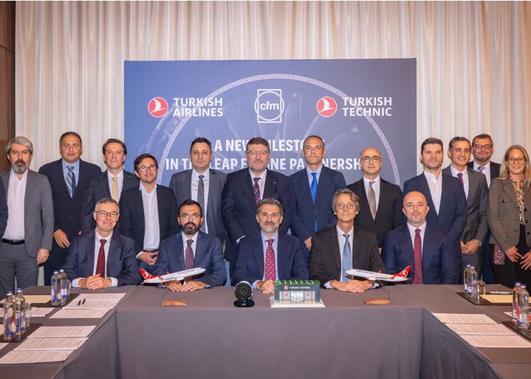 Turkish Airlines y CFM firman un acuerdo para más de 600 motores LEAP-1B. Fuente: Turkish Airlines