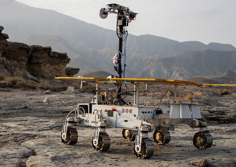Un rover europeo ensaya en Almería las operaciones para Marte. Fuente: ESA