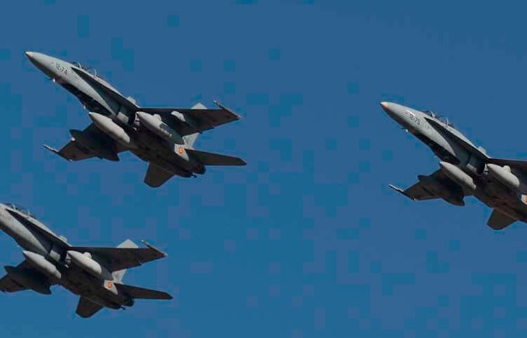Un total de 82 aeronaves participarán en el desfile del día 12. Fuente: Ejército del Aire
